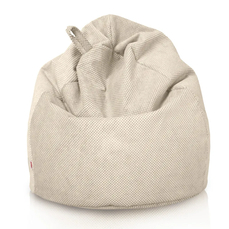 Poltrona Pouf Sacco L per bambini - Velluto Testurizzato Dot – vista 30