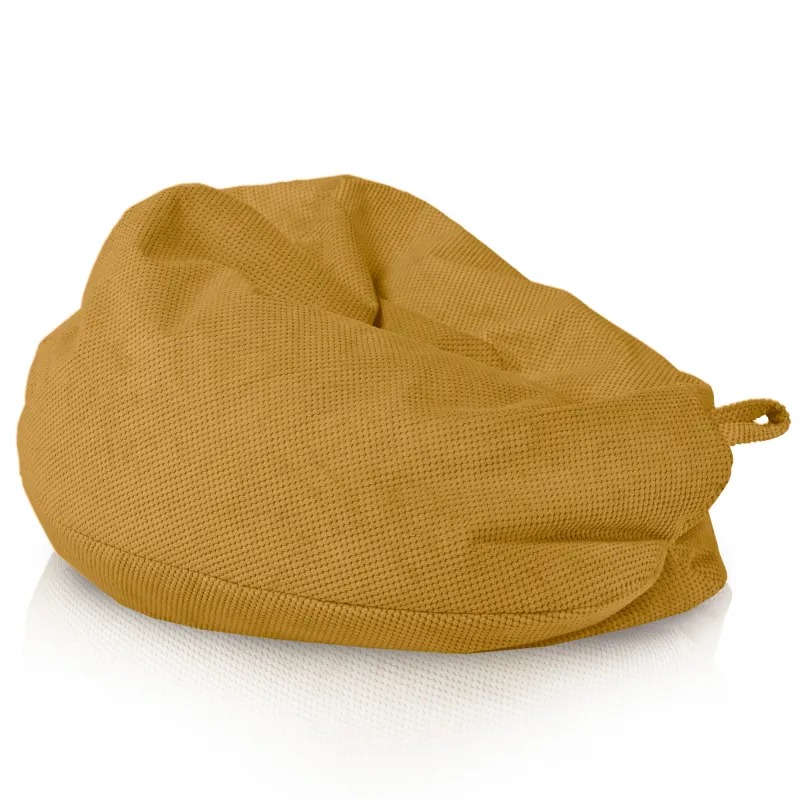 Poltrona Pouf Sacco L per bambini - Velluto Testurizzato Dot – vista 32