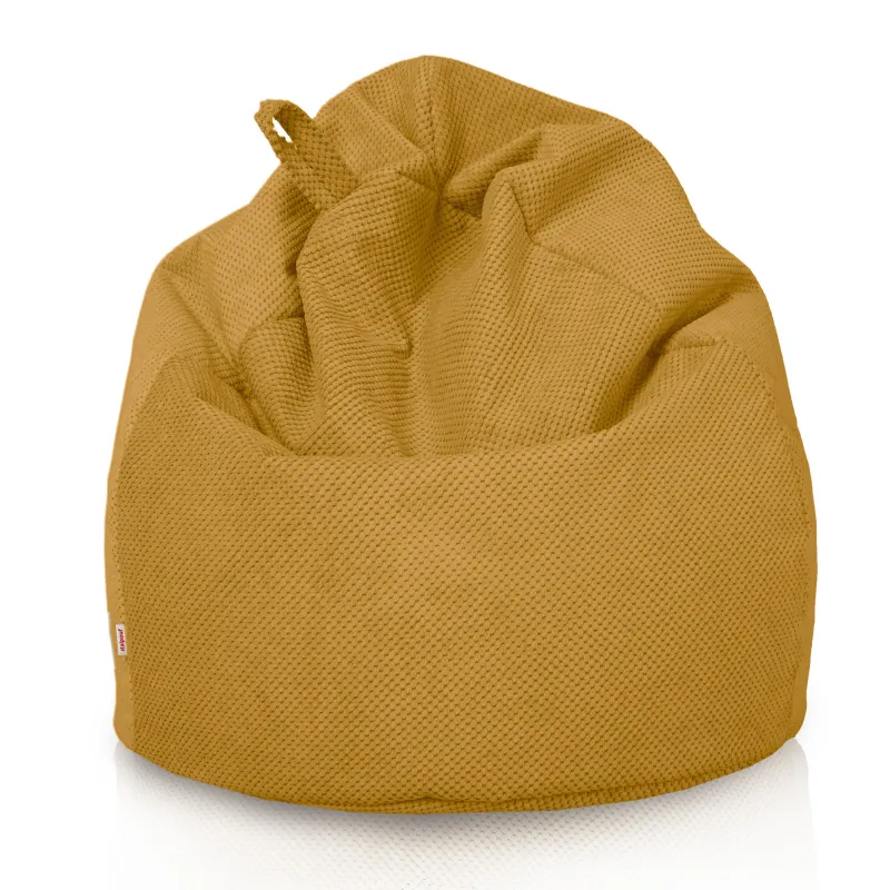 Poltrona Pouf Sacco L per bambini - Velluto Testurizzato Dot – vista 33