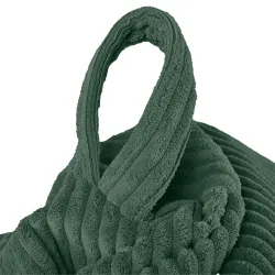 Grande pouf sacco in velluto a coste per teenager e adulti