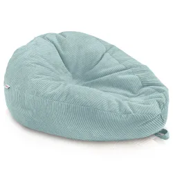 Grande pouf sacco in velluto a coste per teenager e adulti