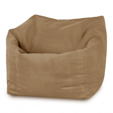 Beige Poltrona Sacco Amalfi Velluto
