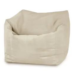 Poltrona Pouf Sacco Seduta da Terra Cubo Amalfi - Velluto Soft