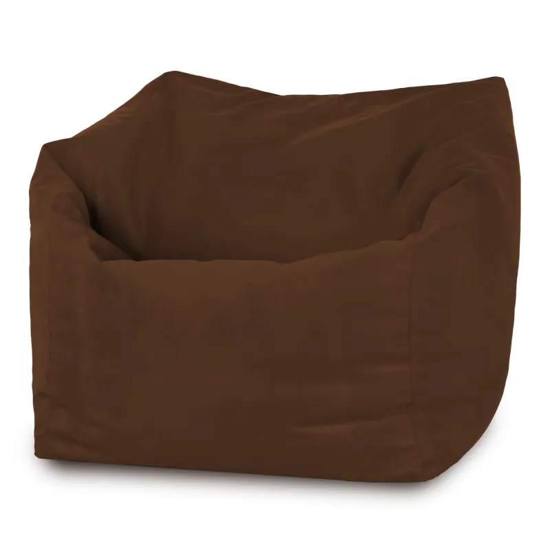 Poltrona Pouf Sacco Seduta da Terra Cubo Amalfi - Velluto Soft – vista 2
