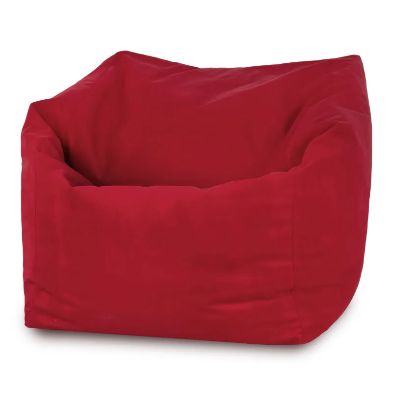Poltrona Pouf Sacco Seduta da Terra Cubo Amalfi - Velluto Soft – vista 4