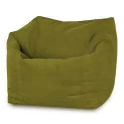 Poltrona Pouf Sacco Seduta da Terra Cubo Amalfi - Velluto Soft