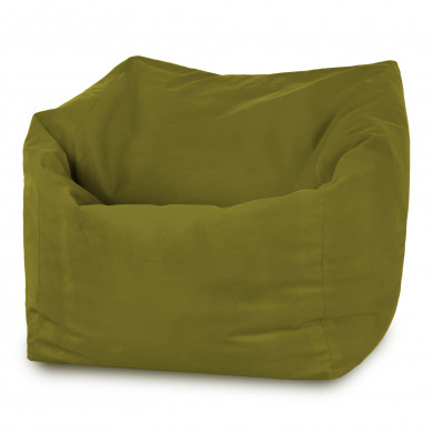 Verde Poltrona Sacco Amalfi Velluto
