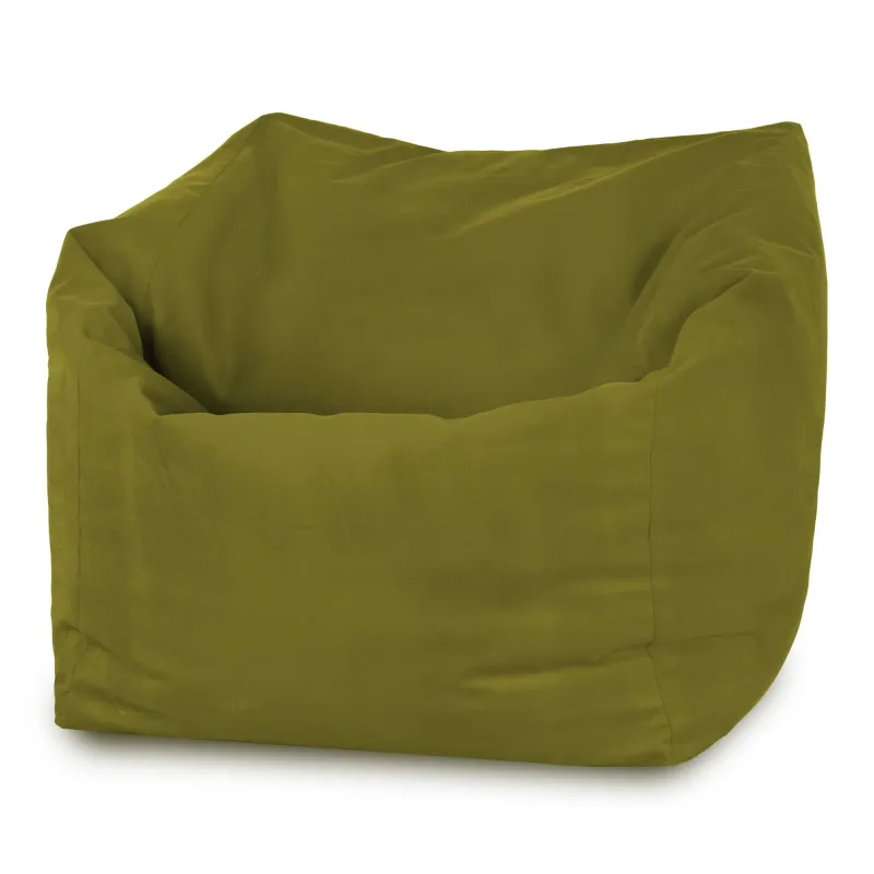 Poltrona Pouf Sacco Seduta da Terra Cubo Amalfi - Velluto Soft – vista 5