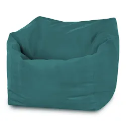 Poltrona Pouf Sacco Seduta da Terra Cubo Amalfi - Velluto Soft – vista 6