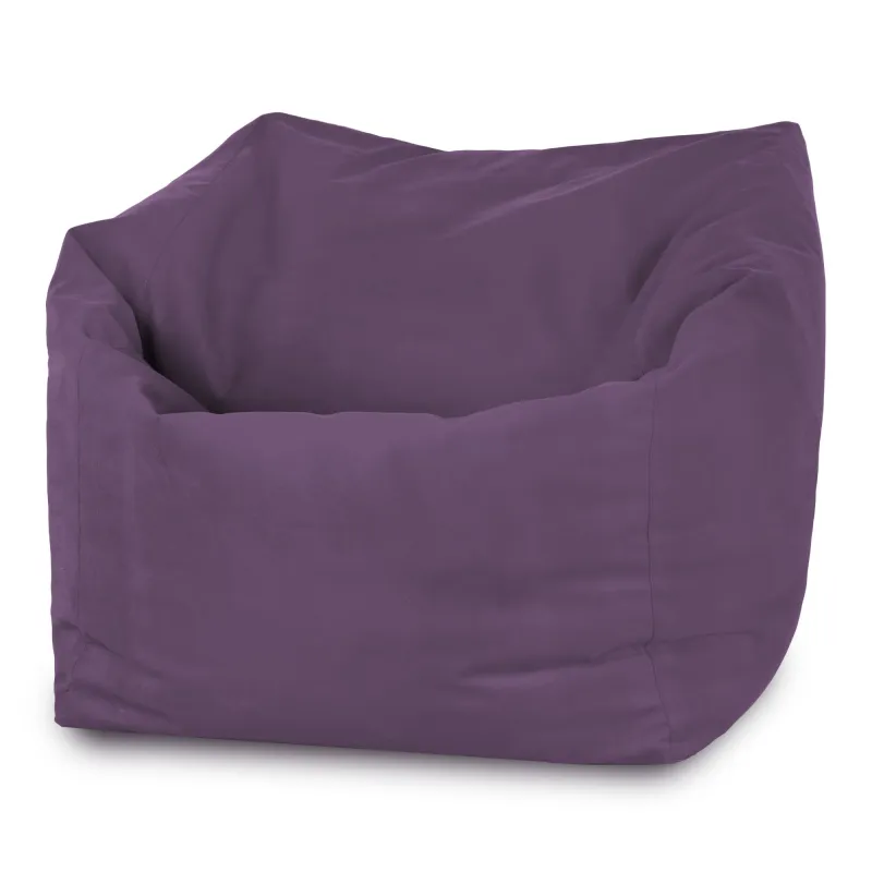 Poltrona Pouf Sacco Seduta da Terra Cubo Amalfi - Velluto Soft – vista 7