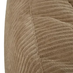 Pouf sacco con schienale per adulti in velluto XXL