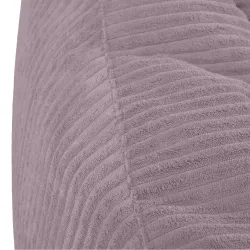 Pouf sacco con schienale per adulti in velluto XXL