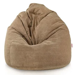 Fodera Di Pouf Sacco L - Velluto a Coste Soft