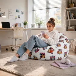 Pouf Sacco XL Giovani Stampe Premium