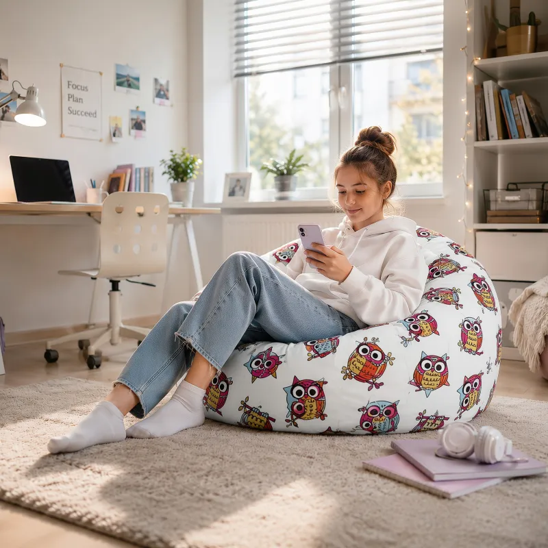 Pouf Sacco XL Giovani Stampe Premium