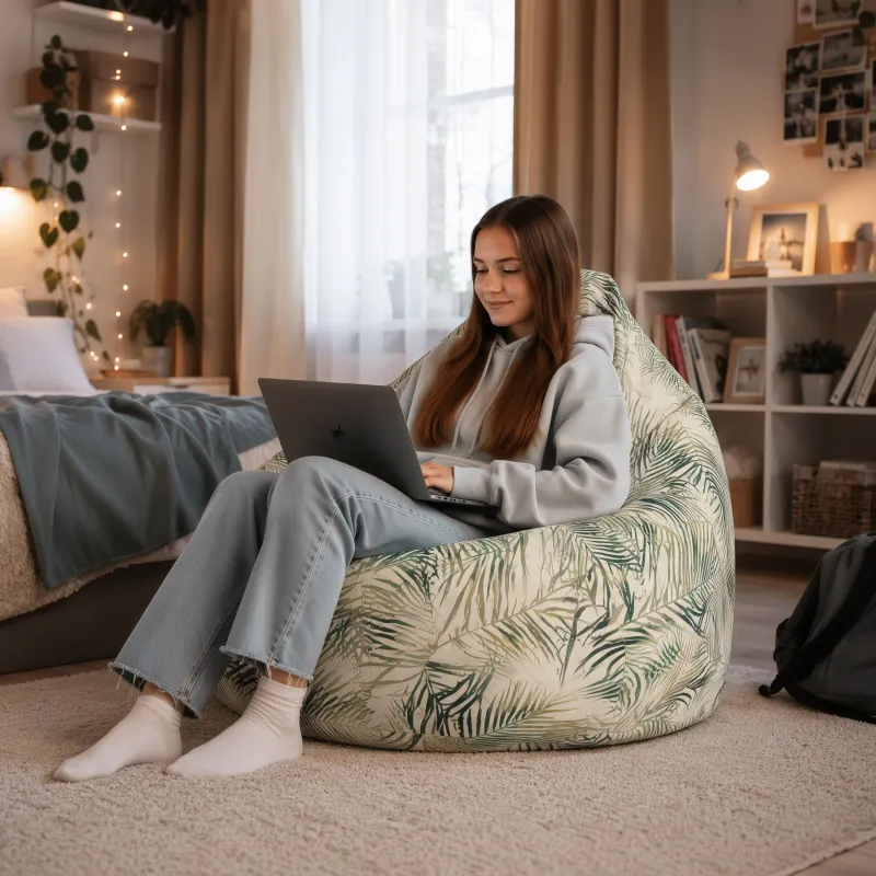 Pouf Sacco XL Giovani Stampe Premium