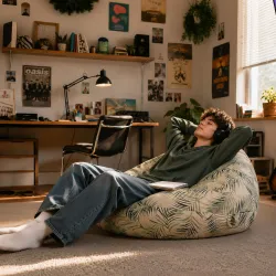 Pouf Sacco XL Giovani Stampe Premium
