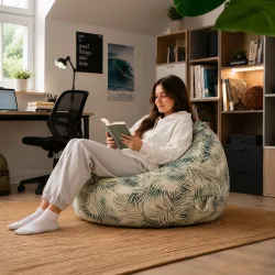 Pouf Sacco XL Giovani Stampe Premium