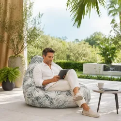 Pouf da esterno impermeabili Drop XXL - Comfort Italpouf