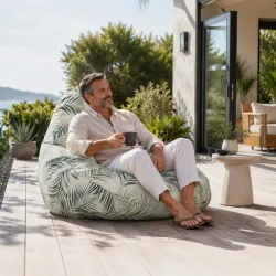 Pouf da esterno impermeabili Drop XXL - Comfort Italpouf