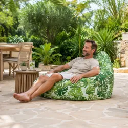 Pouf da esterno impermeabili Drop XXL - Comfort Italpouf