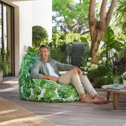 Pouf da esterno impermeabili Drop XXL - Comfort Italpouf