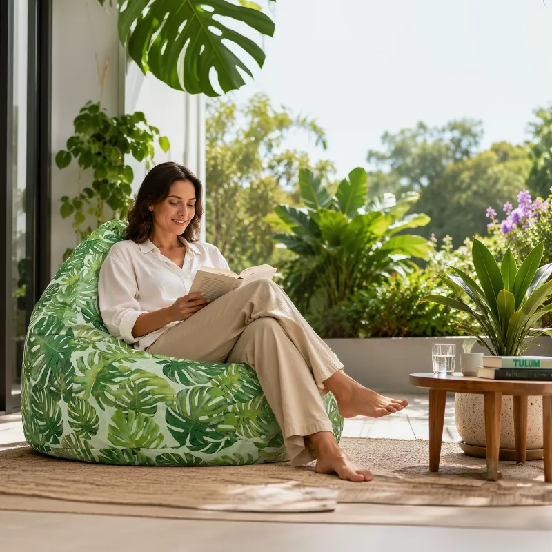 Pouf da esterno impermeabili Drop XXL - Comfort Italpouf