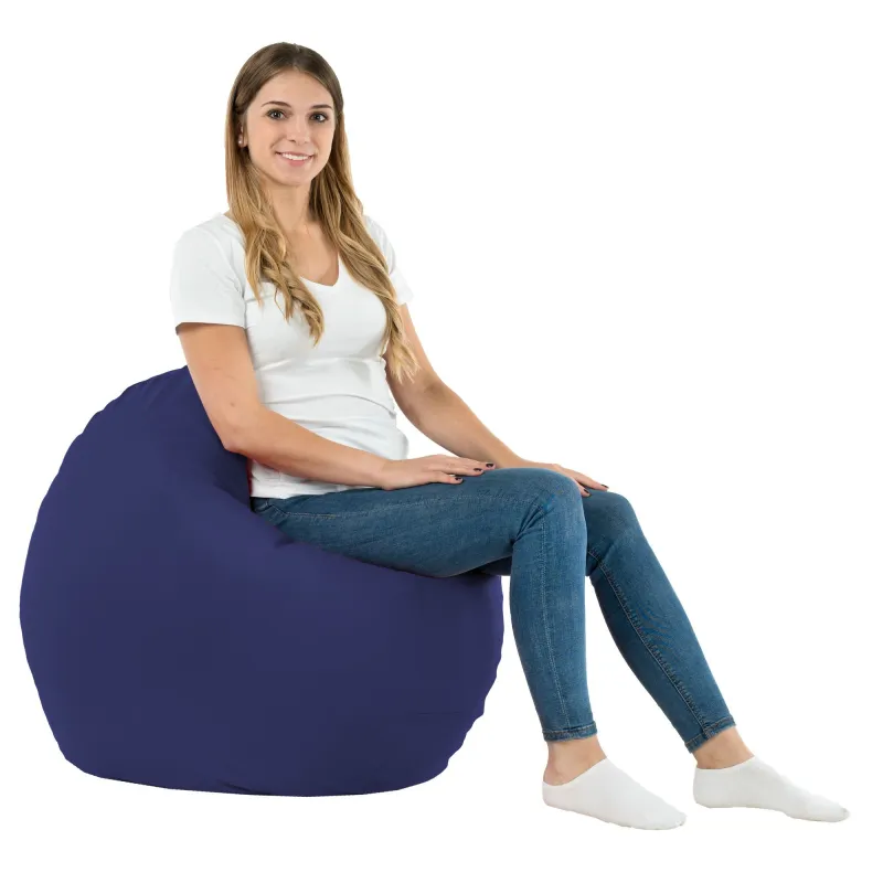 Cuscino Rotondo Monaco 90 cm Ecopelle | Italpouf
