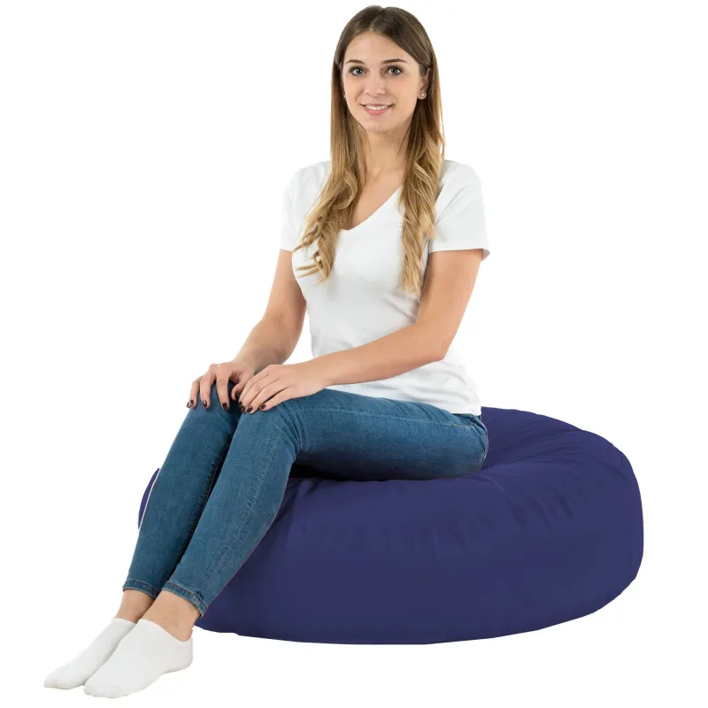 Cuscino Rotondo Monaco 90 cm Ecopelle | Italpouf