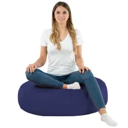 Cuscino Rotondo Monaco 90 cm Ecopelle | Italpouf