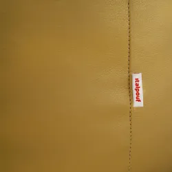 Pouf Cilindro Ecopelle Oro | Italpouf
