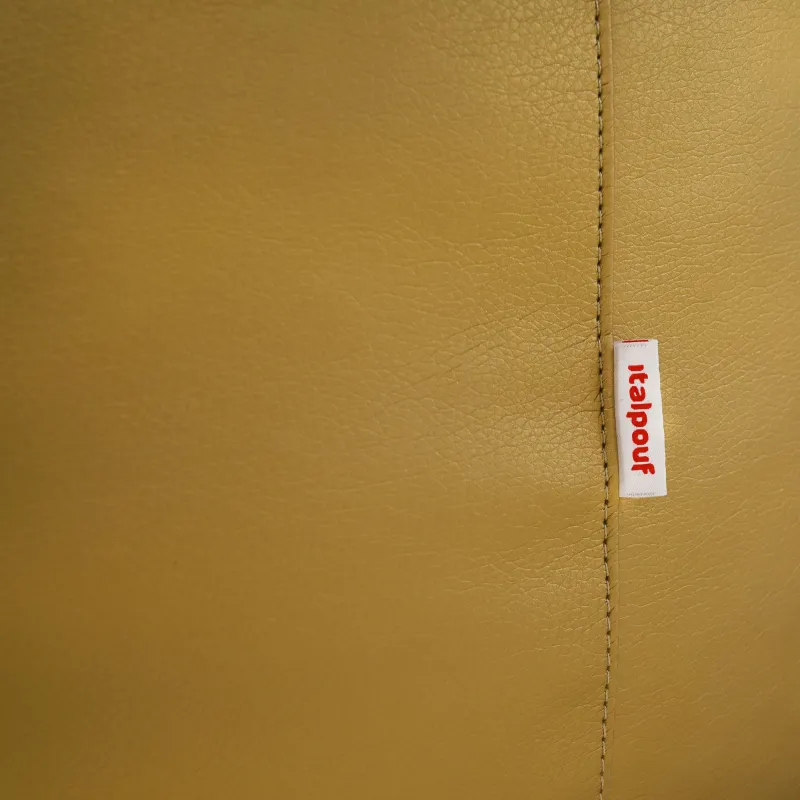 Pouf Cilindro Ecopelle Oro | Italpouf
