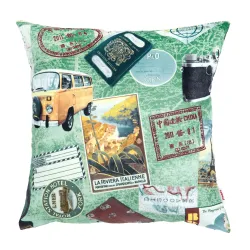 Cuscino Decorativo Quadrato - Tessuto Stampato Premium