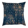 Ornamento barocco blu-oro vintage