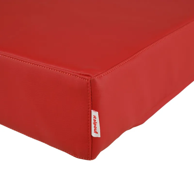 Cuscino Seduta Schiuma Quadro 40x40 Ecopelle | Italpouf