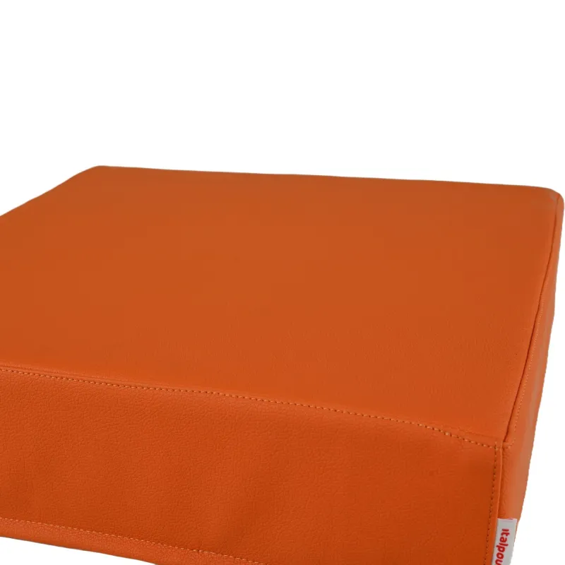 Cuscino Seduta Schiuma Quadro 40x40 Ecopelle | Italpouf