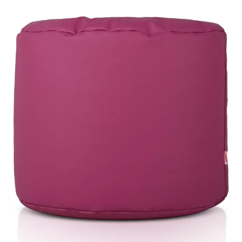 Pouf Cilindro Ecopelle Oro | Italpouf
