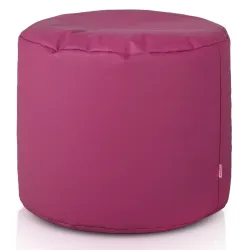 Pouf Cilindro Ecopelle Oro | Italpouf
