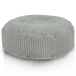 Pouf Poggiapiedi Rotondo - Tessuto Stampato Premium