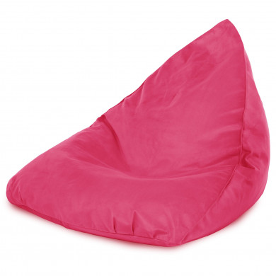 Rosa Pouf Seduta Sacco Bermuda Velluto