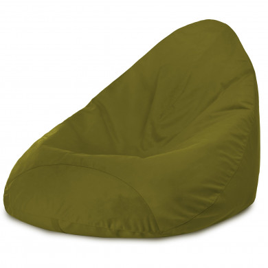 Verde Pouf Poltrona Sacco XXL Velluto