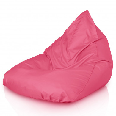 Rosa Pouf Seduta Sacco Da Esterno Nylon