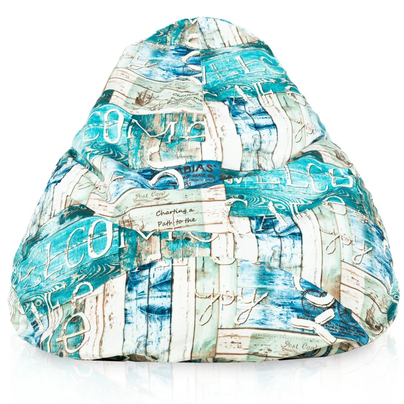 Poltrona Pouf Sacco a Pera XXL Drop - Tessuto Stampato Premium – vista 36