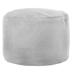 Pouf Rotondo Cilindro - Pelliccia Sintetica Yeti