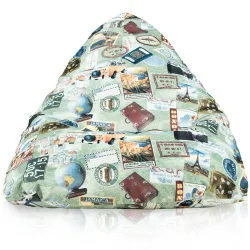 Poltrona Pouf Sacco Seduta XL Bermuda - Tessuto Stampato Premium – vista 34