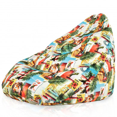 Pouf Poltrona Gigante Sacco XXL Goccia Cuba