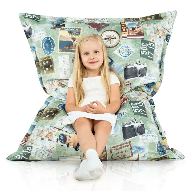 Cuscino da Pavimento Gigante XL per bambini - Tessuto Stampato Premium – vista 62