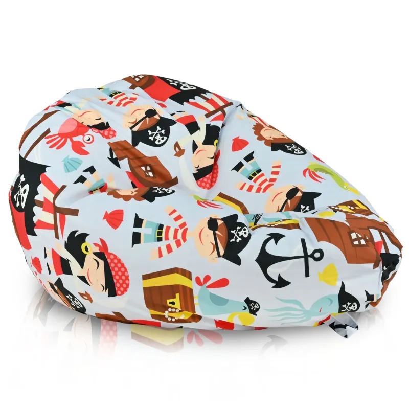 Poltrona Pouf Sacco L per bambini -Tessuto Stampato Premium – vista 64