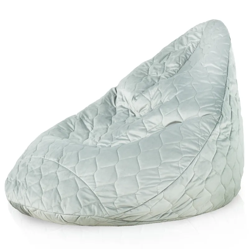 Poltrona Pouf Sacco a Pera XXL Drop - Velluto Soft – vista 6