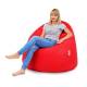 Rosso Pouf Sacco Gigante XXL Moderno